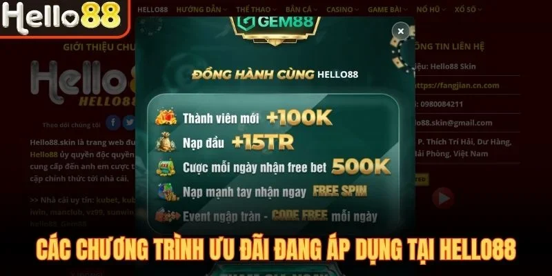 Khuyến Mãi Hello88 - Tổng Quan Danh Mục Ưu Đãi Đang Áp Dụng - sivox.website